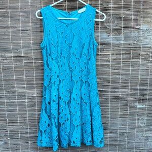 Altered state lace blue dress size Medium